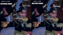 MAX FORTS France VS Historical France - HOI4 Timelapse