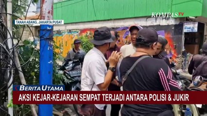 Razia Premanisme di Tanah Abang, Juru Parkir Liar Kocar-Kacir Hindari Petugas!