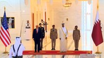 Trump in Qatar, accolto dall'emiro a Doha nel Palazzo reale