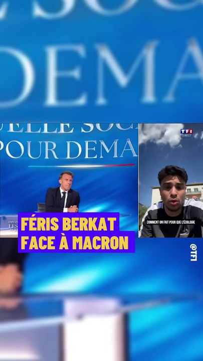 Féris Berkat face à Macron