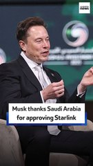 Musk thanks Saudi Arabia for approving Starlink
