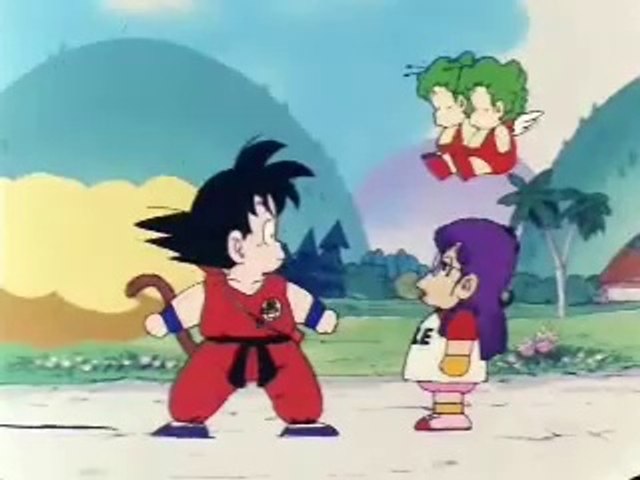 ドラゴンボール　孫悟空とアラレちゃん アニメ】孫悟空VSアラレちゃん - YouTube