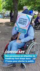Manifestation APF France Handicap à Auxerre