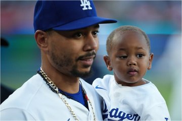 Mookie Betts' Heartwarming First Pitch with Son Melts Dodger Stadium ❤️