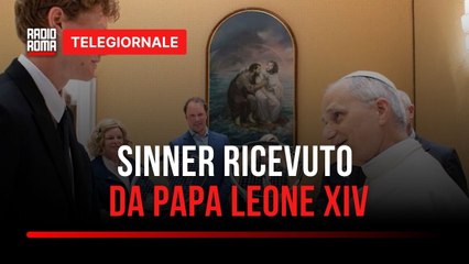Visita di Sinner da Papa Leone XIV