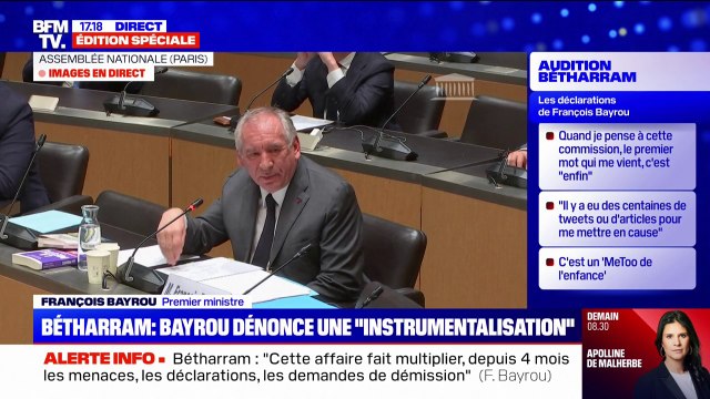 Il y a eu 25 ans de silence absolu : François Bayrou maintient ne pas avoir été au courant des violences à Bétharram