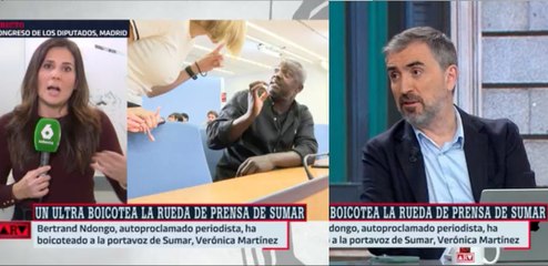 Los inquisidores de Ferreras: María Llapart e Ignacio Escolar exigen que el Congreso vete la entrada a Bertrand Ndongo