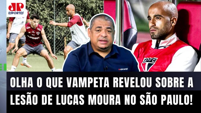 Cara, eu TIVE A INFORMAÇÃO de que o Lucas Moura... OLHA o que Vampeta REVELOU sobre LESÃO no São Paulo!