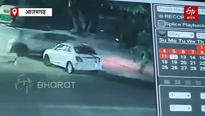 आजमगढ़ में कार से कुचलकर युवक की हत्या का प्रयास; दो के खिलाफ मुकदमा दर्ज, CCTV फुटेज आया सामने