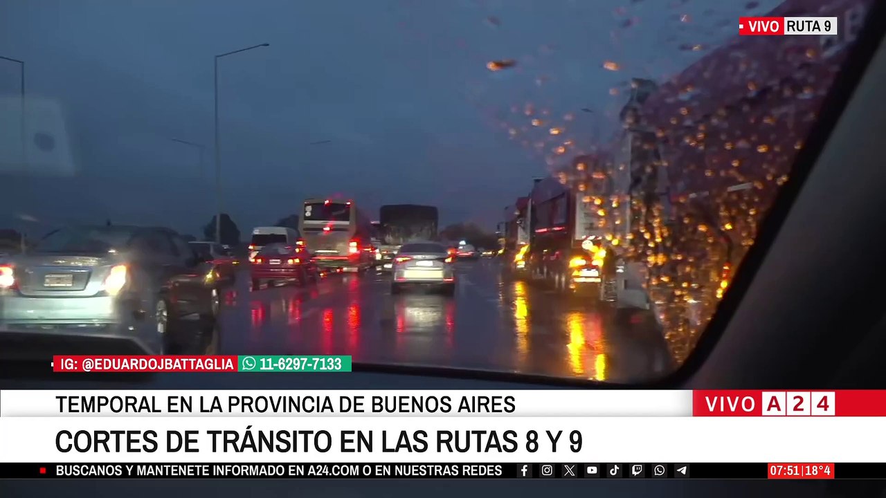 🔵 FUERTE TORMENTA EN LA PROVINCIA DE BUENOS AIRES