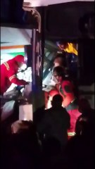 Así rescataron a los estudiantes accidentados en Oruro