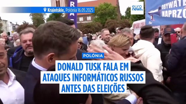 Tusk acusa hackers russos de ataque a sites de partidos antes das eleições na Polónia