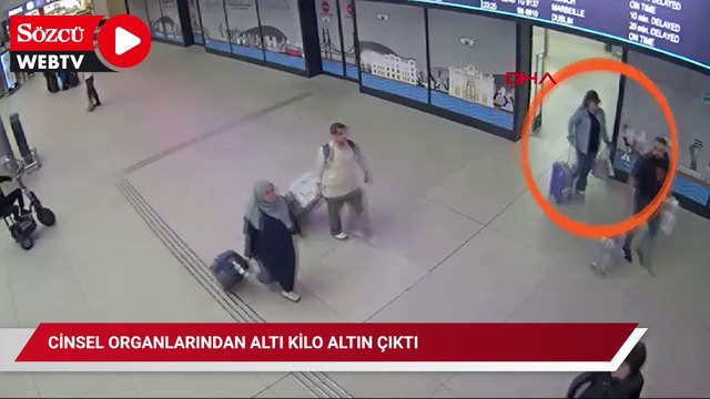 İstanbul Havalimanı’nda akılalmaz olay: Cinsel organlarından altı kilo altın çıktı
