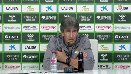 Rueda de Prensa de Manuel Pellegrini antes del Atlético de Madrid- #RealBetis