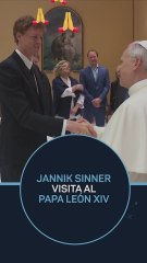 Sinner visita al Papa León XIV