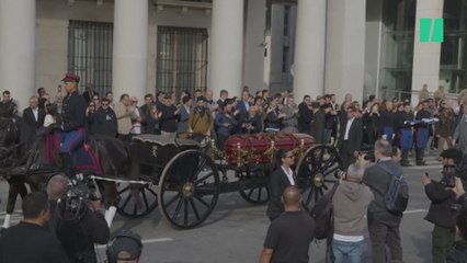 Miles de personas despiden a Pepe Mujica en Montevideo