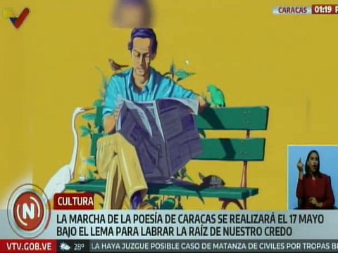 Caracas será el epicentro de la Marcha de la Poesía de Caracas el próximo sábado 17 de mayo