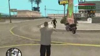 GTA: San Andreas CUTSCENE [091] Cop Wheels