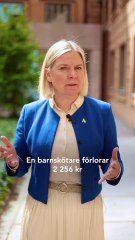 Magdalena Andersson - Avskaffa det orättvisa karensavdraget (14.05.25)