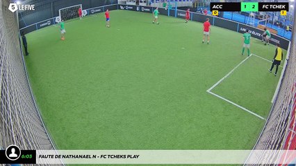 Faute de Nathanael N - Fc Tcheks Play