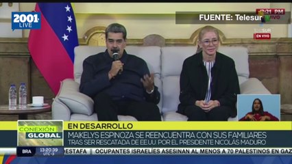 Reúnen a la niña Maikelys Espinoza con su madre en Miraflores: así fue el encuentro