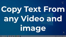 How to extract text from Video and image