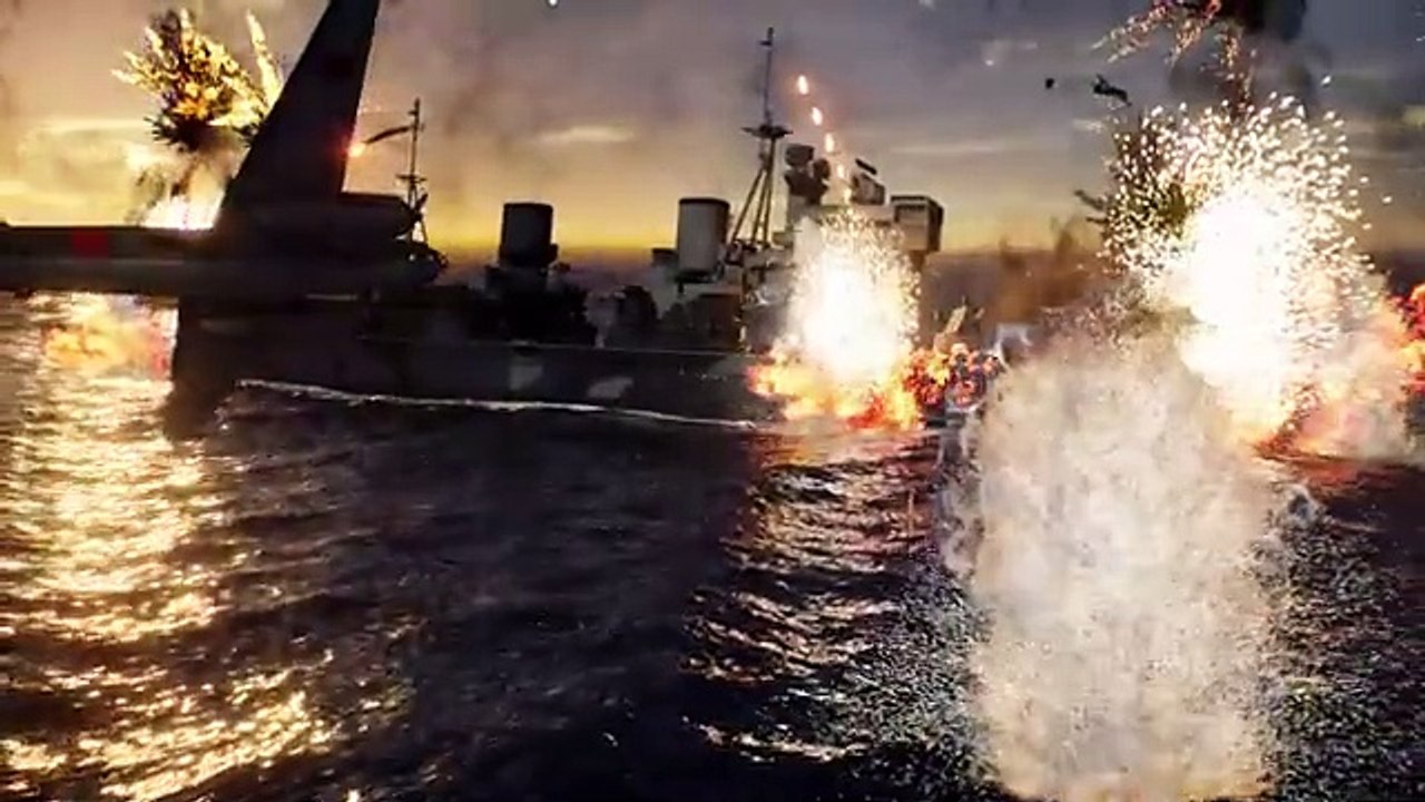 85 Planes vs 2 Warships