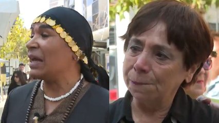 Roberto Granda emocionó a los transeúntes de Santiago