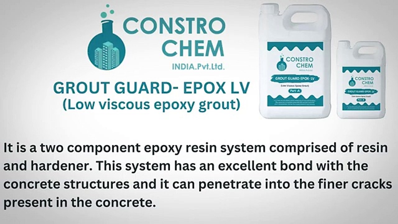 Epoxy Injection Grout for Strong & Lasting Repairs