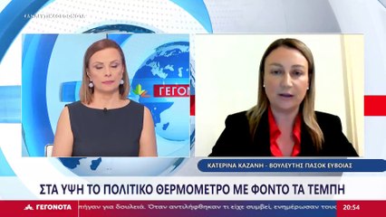 Η Βουλευτής Εύβοιας με το ΠΑΣΟΚ - ΚΙΝΑΛ, Κατερίνα Καζάνη στο STAR