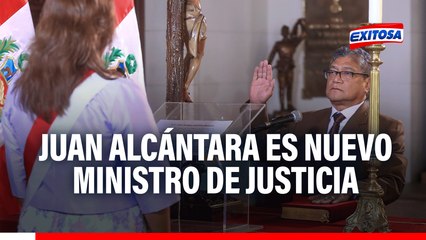Juan Alcántara jura como nuevo ministro de Justicia: Reemplazará a Eduardo Arana como titular del Minjus