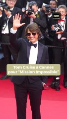 Festival de Cannes : Les images de la montée des marches de Tom Cruise pour "Mission Impossible"