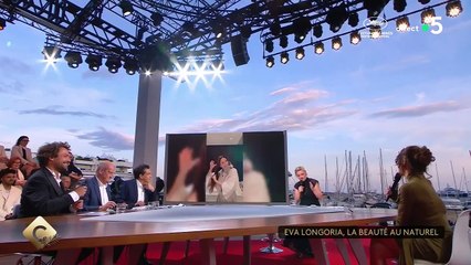 Eva Longoria dans "C à Vous", évoque son amour pour la France et sa gastronomie, capture d'écran France 5