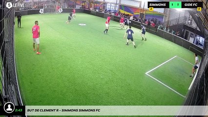 But de Clement R - Simmons Simmons Fc