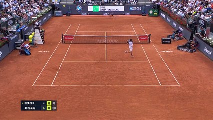 Alcaraz downs Draper to reach Italian Open semi-final