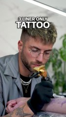 3 Liner Only Tattoo - Elephant + Geo   let me know what you think 🐘 #shorts