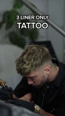 3 LINER ONLY TATTOO ✍🏼