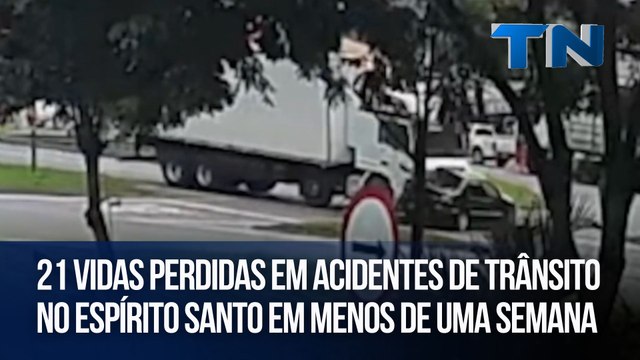 21 vidas perdidas em acidentes de trânsito no Espírito Santo em menos de uma semana