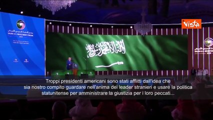 Trump: Troppi Presidenti Usa pretendevano di giudicare leader stranieri. Quello compito di Dio