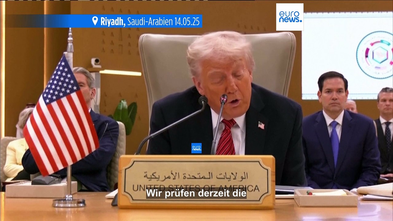 Trump trifft sich mit Syriens Präsident und hebt Sanktionen auf