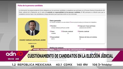 Los candidatos ligados al crimen organizado que participan en la Elección Judicial