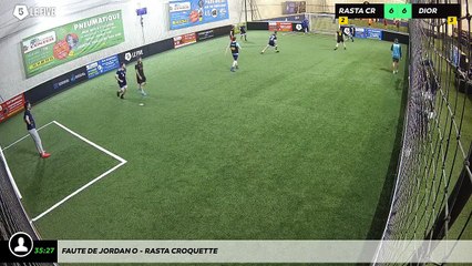 Faute de Jordan O - Rasta Croquette