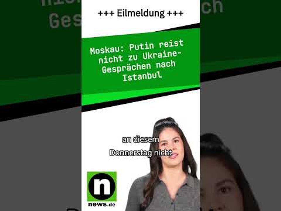 Putin reist nicht zu Ukraine-Gesprächen nach Istanbul