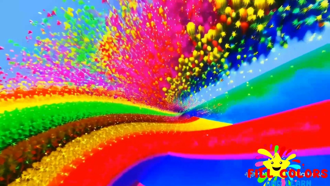 The Rainbow 🌈 Song | Newborn baby song and Nursery Rhymes | Fill Colors and Learn