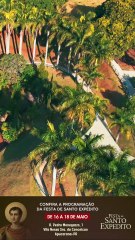 Padre sobe em cruz de igreja para divulgar festa em Apucarana