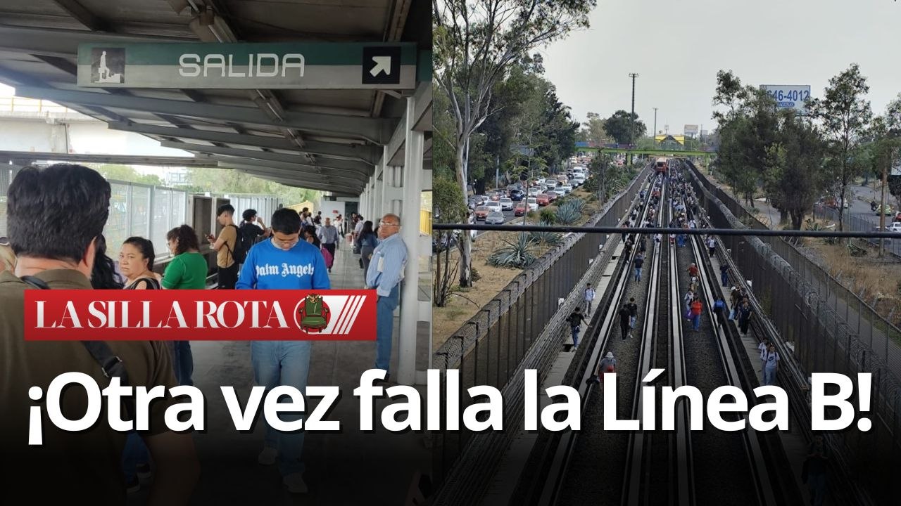 Línea B del Metro CDMX colapsa otra vez: fallas eléctricas causan caos y retrasos
