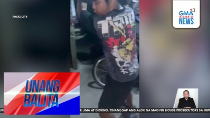 Huli-cam – Tuta, ibinalibag ng isang lalaking lasing umano | Unang Balita