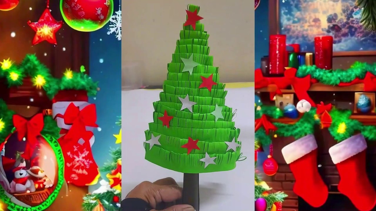 How to Make a Christmas Tree with Paper | Easy DIY Paper Tree for Holiday Decor