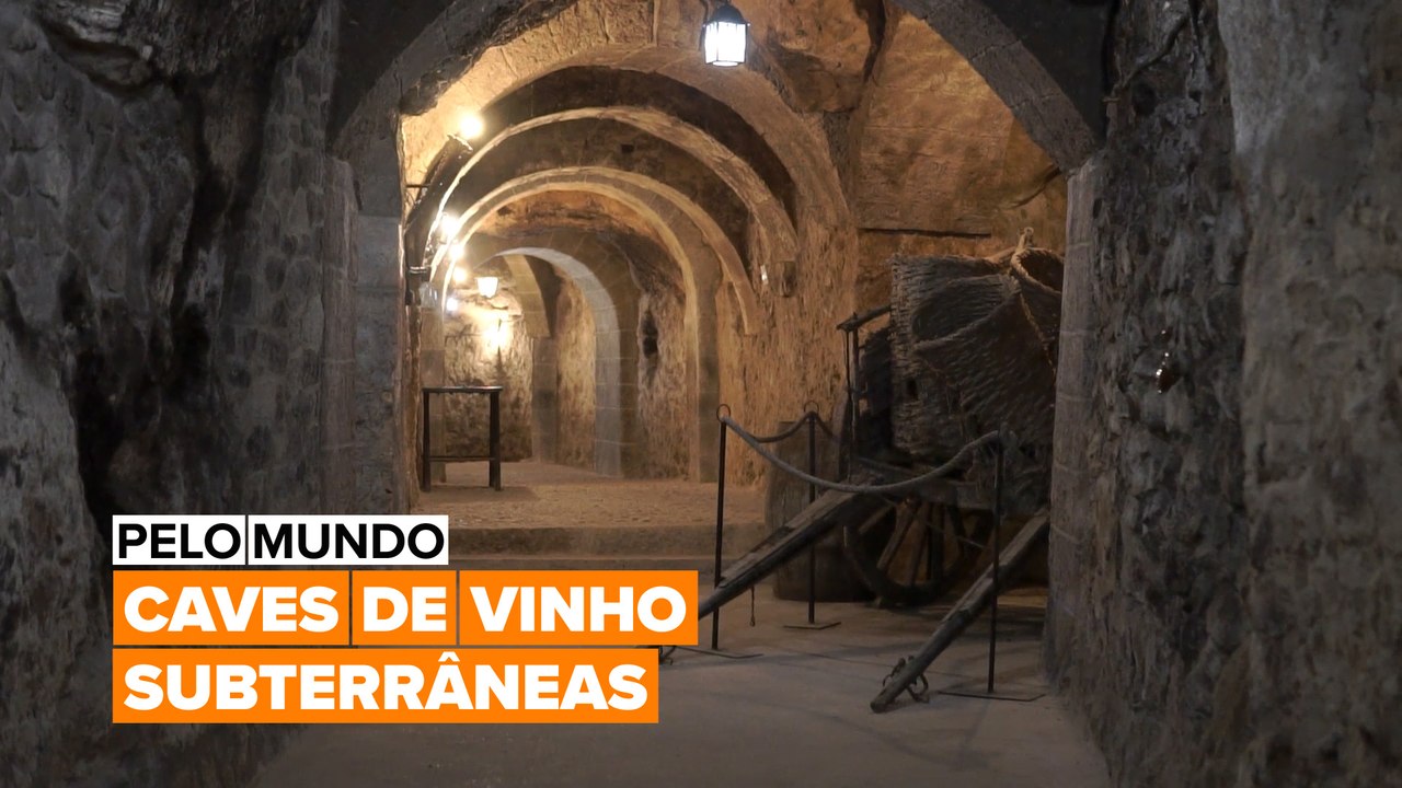 Pelo mundo: caves de vinho subterrâneas