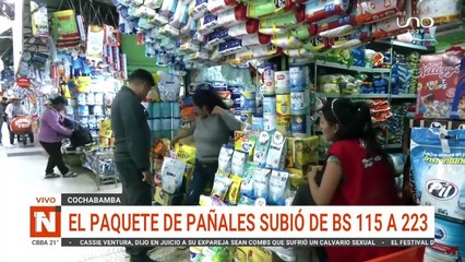 Pañales y leche para bebés por las nubes